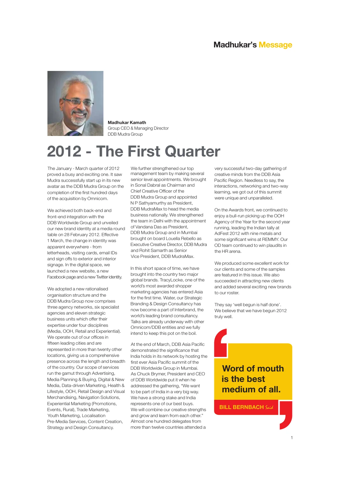 DDB Mudra Magazine — page 3